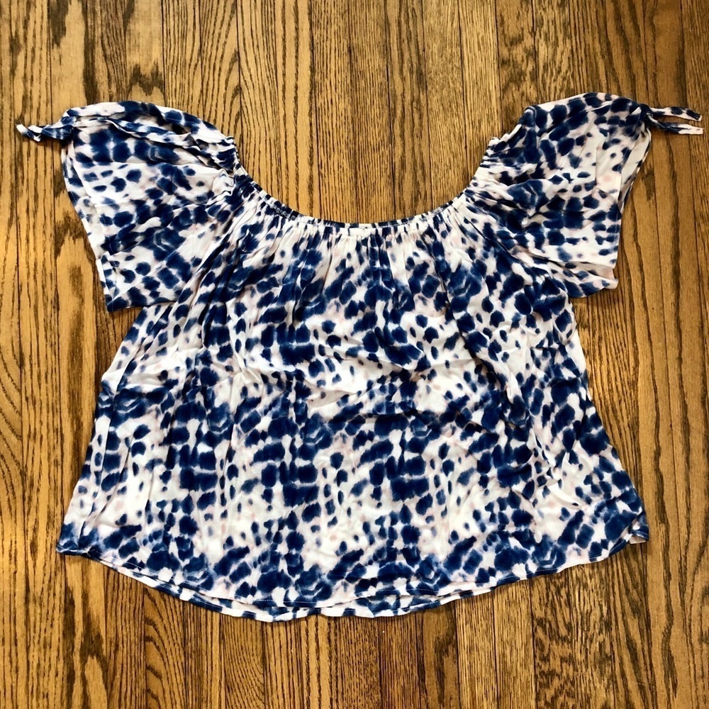 ✨3/$30✨ Forever 21 Tie-Dye Off-Shoulder Cropped Top | S​​​